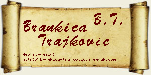Brankica Trajković vizit kartica